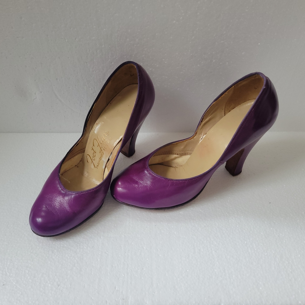 Purple High Heel Pumps